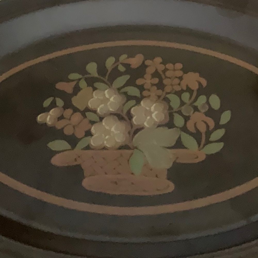 Royal Doulton Basque 13” Oval Platters. Two available. Price is for one. - Picture 6 of 7